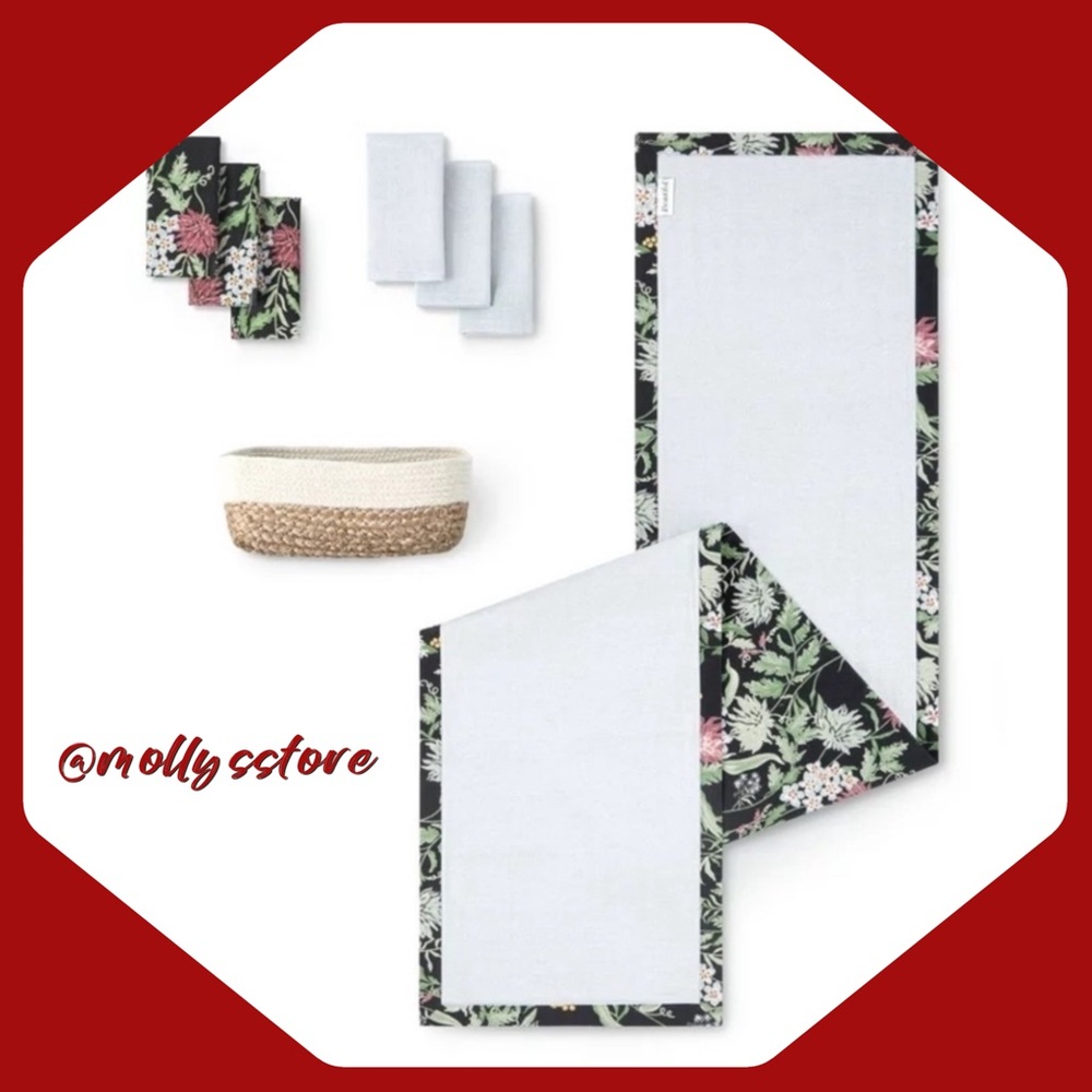 Flash Sale! Last Set!🩷 New Beautiful Home by Drew Barrymore 8-Piece Table Linen